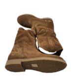 Cizme dama Inuovo, piele intoarsa, maro - imagine 4