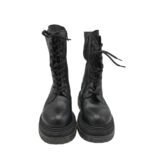 Ghete  dama Inuovo 41, piele, negru - imagine 3