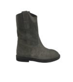 Cizme dama Inuovo 39, piele intoarsa, gri