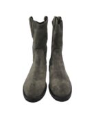 Cizme dama Inuovo 39, piele intoarsa, gri - imagine 3