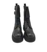 Ghete dama Inuovo 39, piele, negru - imagine 3