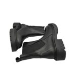 Ghete  dama Inuovo 40, piele, negru - imagine 4