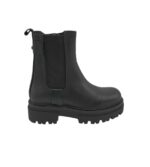 Ghete dama Inuovo 36, piele, material textil, negru