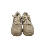 Adidasi dama 37, imitatie de piele, material textil, bej - imagine 3