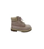 Ghete copii Timberland 28, piele, bej