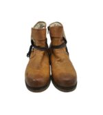 Botine dama Rieker 40, imitatie de piele, maro, imblanite - imagine 3