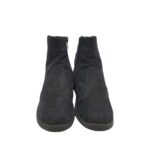 Ghete dama Rohde 37, piele intoarsa, negru , captusite - imagine 3