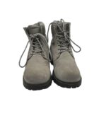 Ghete dama 41, imtatie de piele, gri, imblanite - imagine 3