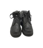 Ghete dama Caprice 37, piele, negru,  imblanite - imagine 3