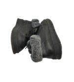Ghete dama Caprice 37, piele, negru,  imblanite - imagine 4