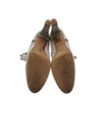 Botine dama Maripe 39, piele intoarsa, gri - imagine 5