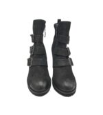 Botine dama Tizian 38, piele, negru - imagine 3