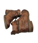 Ghete barbati Mustang 42, imitatie de piele, maro, captusite - imagine 4