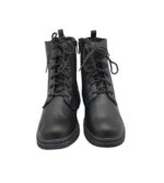 Ghete dama 36, imitatie de piele, negru - imagine 3