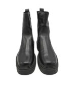 Ghete dama Bullboxer 41,  piele , negru - imagine 3