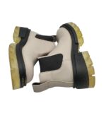 Ghete dama H&M 37, imitatie de piele, gri - imagine 4