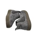 Ghete dama Marco Tozzi 38, material textil, gri - imagine 4