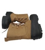 Cizme barbati 44, piele, negru maro, imblanite - imagine 4