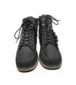 Ghete barbati Venice 43, imitație de piele, negru, captusite - imagine 3