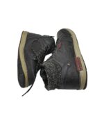 Ghete barbati Venice 43, imitație de piele, negru, captusite - imagine 4