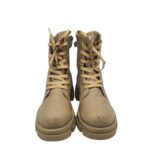 Ghete dama Mustang 38, imitatie de piele, bej - imagine 3