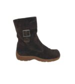 Cizme dama 39, piele intoarsa, maro