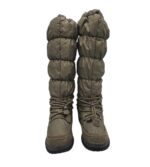 Cizme dama Tcm 38, material textil, bej, captusite - imagine 3