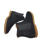 Ghete barbati Strellson 44, piele intoarsa, negru - imagine 4