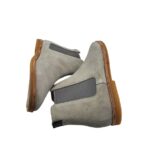 Ghete barbati Strellson , piele intoarsa, gri - imagine 4