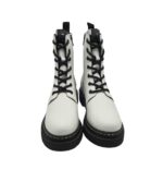 Ghete dama Tamaris , piele, alb - imagine 3