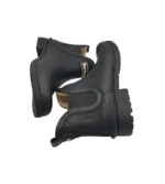 Cizme dama Barbour 39, alte materiale , negru, imblanite - imagine 4