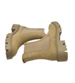 Ghete dama Only 40, imitatie de piele, material textil, bej - imagine 4