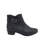 Ghete dama Rieker 42, imitație de piele, albastru,