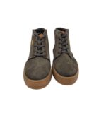 Ghete barbati Camel Active  41, piele intoarsa, gri - imagine 3