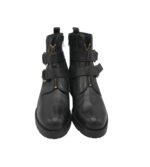 Ghete dama 5th Avenue 38, piele, negru - imagine 3