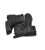 Ghete dama 5th Avenue 38, piele, negru - imagine 4