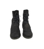 Ghete dama 40, material textil, negru - imagine 3