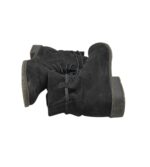 Ghete dama 40, material textil, negru - imagine 4