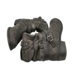 Botine dama Graceland 40, material textil, gri - imagine 4