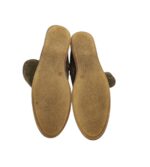 Cizme dama 40, piele intoarsa, maro,  imblanite - imagine 5