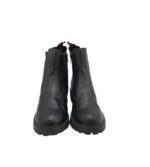 Ghete dama Avenue 39, imitatie de piele, negru - imagine 3