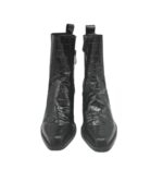 Botine dama Tamaris 39, imitatie de piele, negru - imagine 3