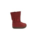 Cizme copii M&S 24, imitație de piele, piele, rosu