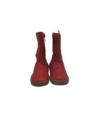 Cizme copii M&S 24, imitație de piele, piele, rosu - imagine 3