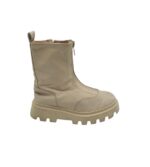 Cizme copii Zara 31, imitație de piele,  crem