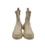 Cizme copii Zara 31, imitație de piele,  crem - imagine 3