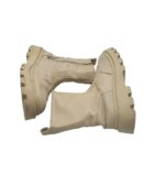 Cizme copii Zara 31, imitație de piele,  crem - imagine 4