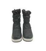 Cizme copii Cortina 34, material textil, imitatie de piele, negru,  imblanite - imagine 3