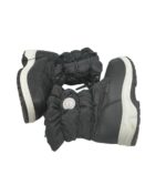 Cizme copii Cortina 34, material textil, imitatie de piele, negru,  imblanite - imagine 4