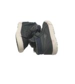 Ghete copii Kangaroos 24, imitație de piele, negru, imblanite - imagine 4